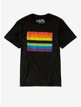Rainbow Equality Pride T-Shirt, BLACK, hi-res