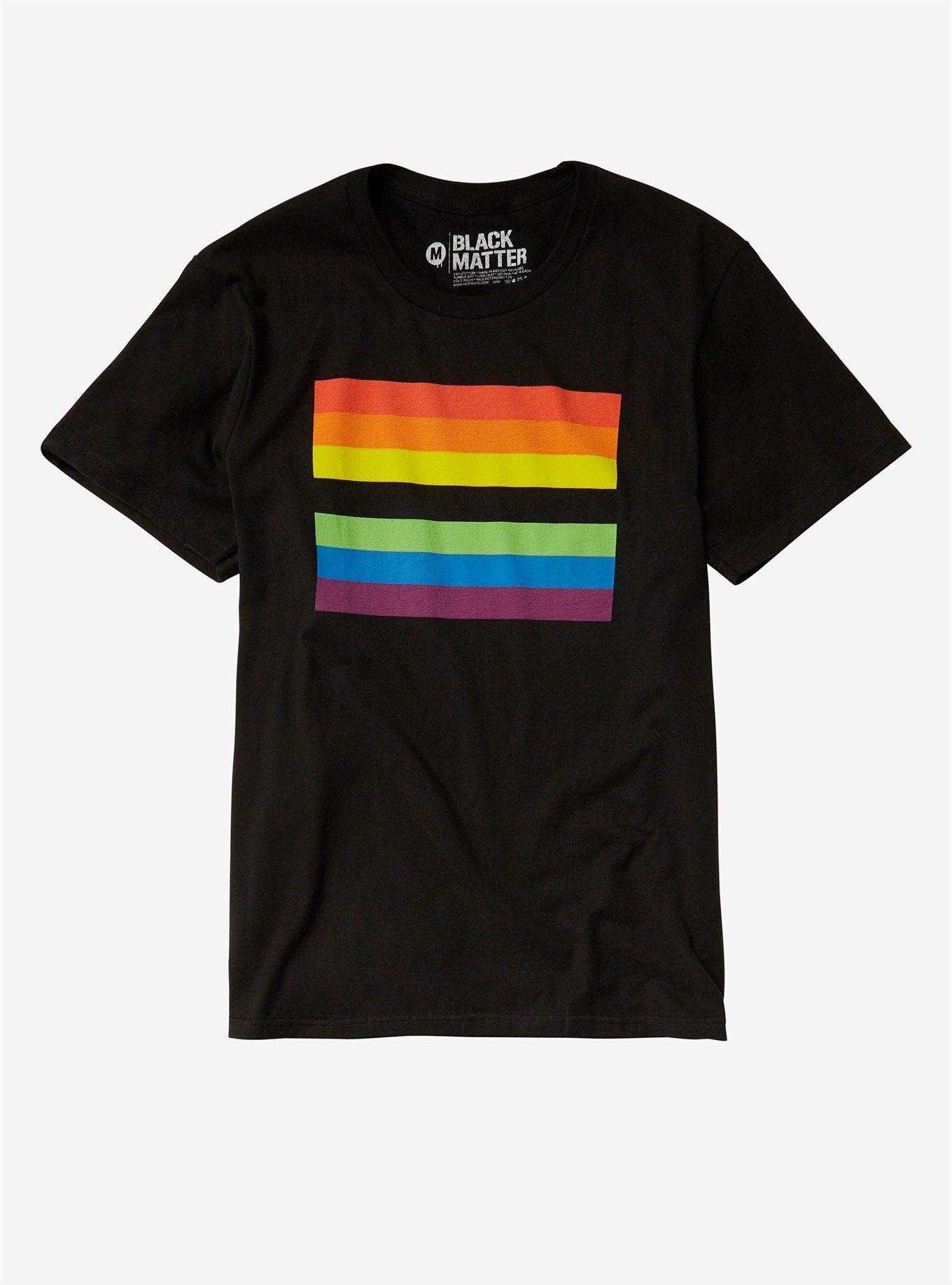 Rainbow Equality Pride T-Shirt, BLACK, hi-res
