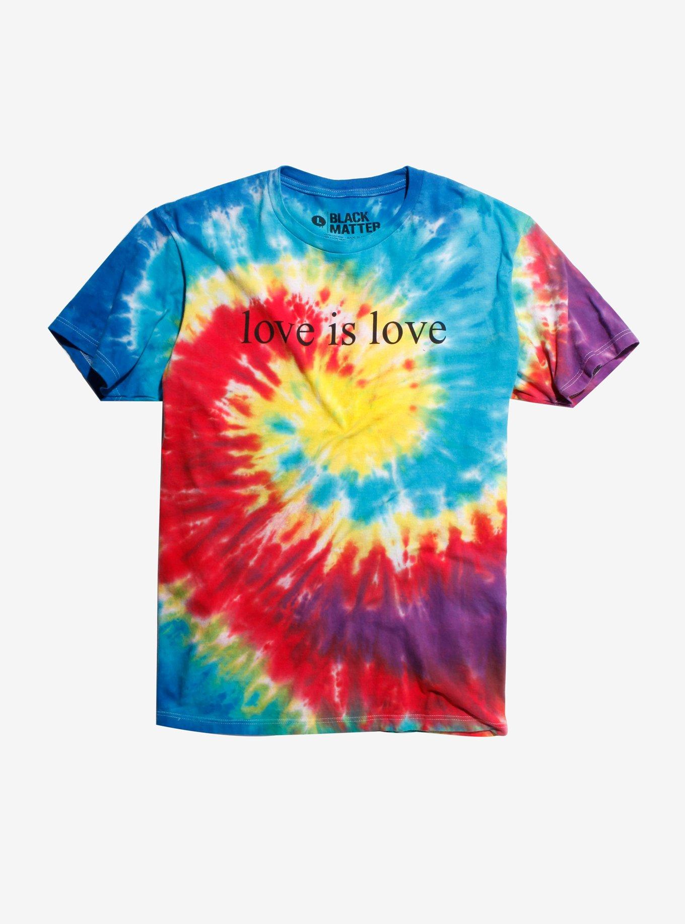 choose love tie dye t shirt