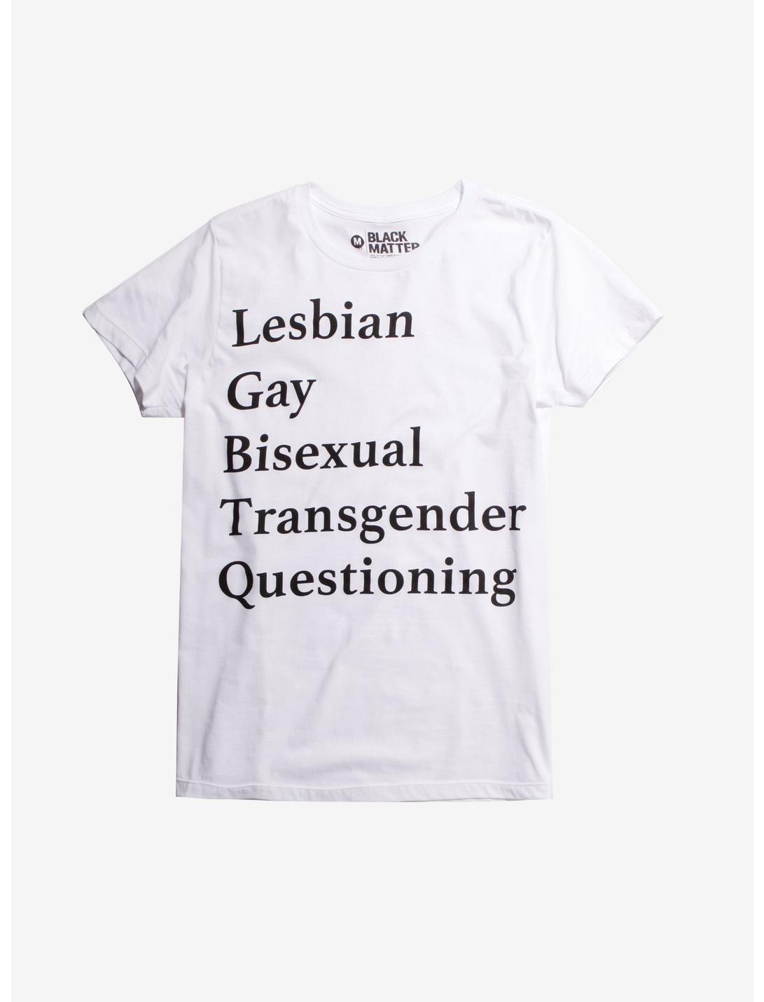 LGBTQ T-Shirt, WHITE, hi-res