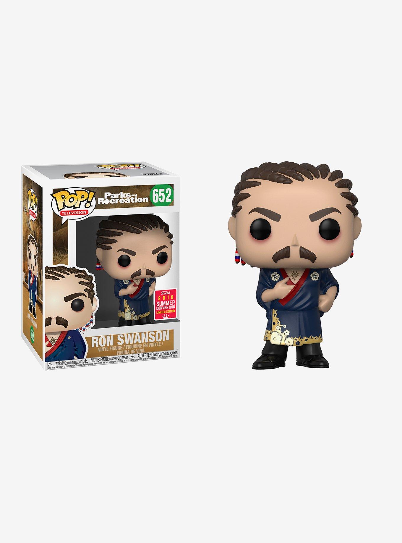 Funko Parks And Recreation Pop! Television Ron Swanson Vinyl Figure 2018 Summer Convention Exclusive, , hi-res