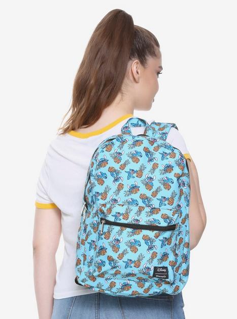 Disney Lilo & Stitch Pineapples Slouch‎ Backpack Hot Topic Lilo And Stitch Backpack Hot Topic Disney Lilo Stitch  main image 2
