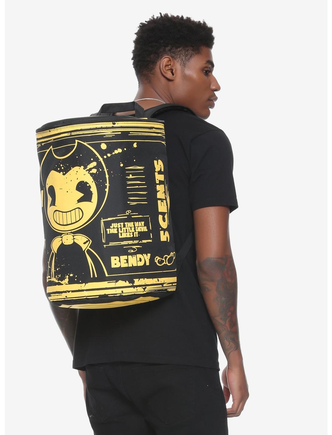 Bendy And The Ink Machine Briar Label Bacon Soup Can Backpack, , hi-res