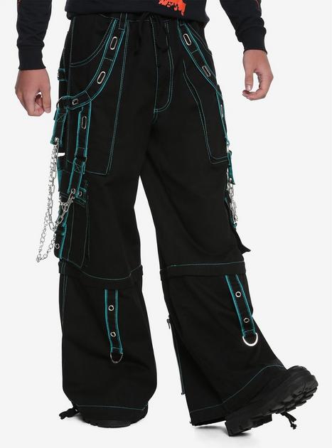 Tripp Black & Blue Chain Pants | Hot Topic