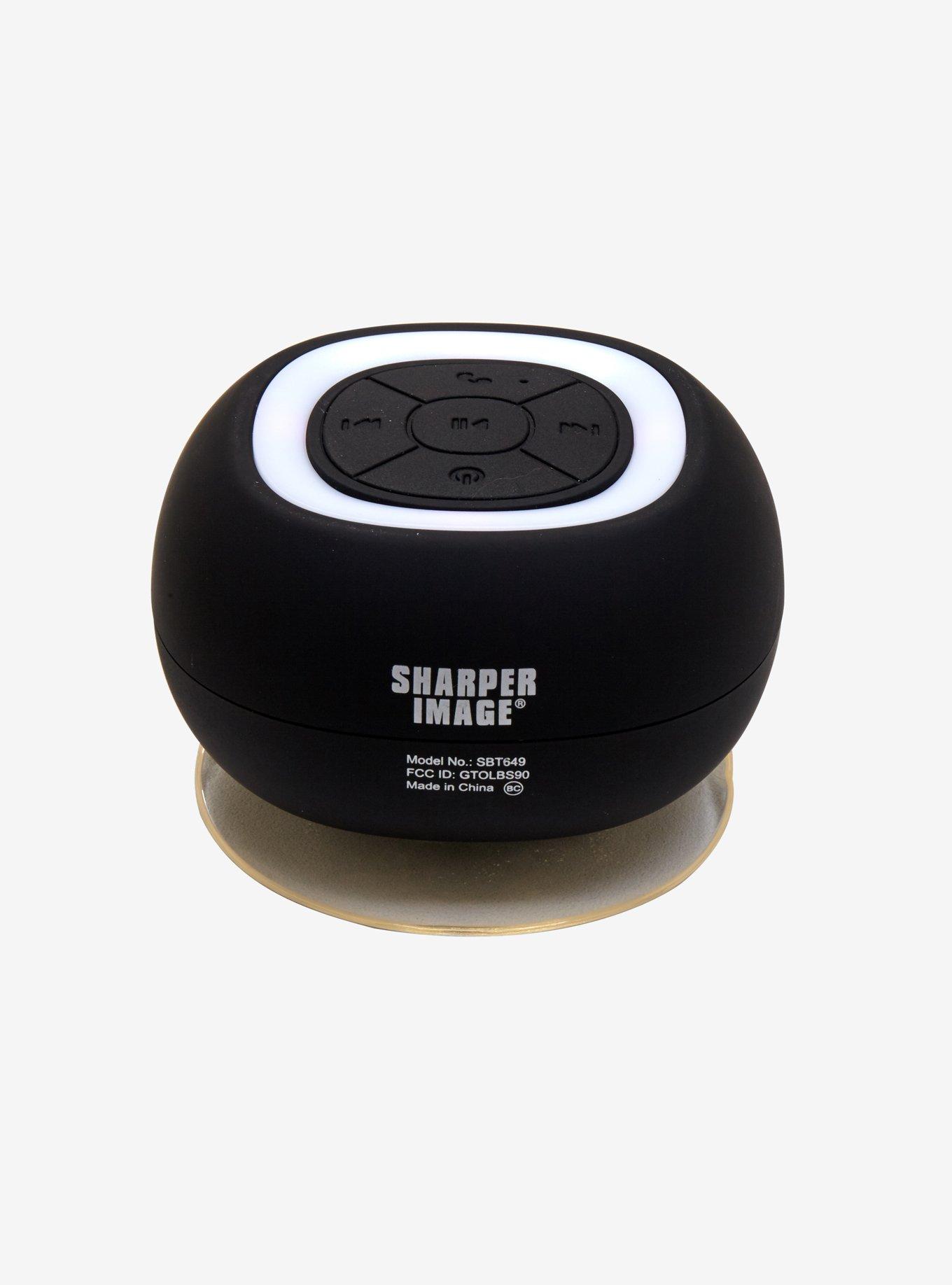 Sharper image wireless store led shower speaker