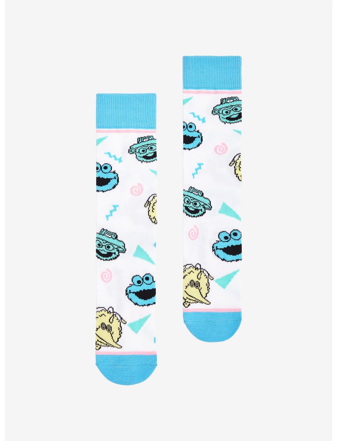 Sesame Street Character Allover Print Socks, , hi-res