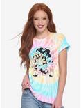 Rick And Morty Schwifty Tie Dye Womens Tee - BoxLunch Exclusive, WHITE, hi-res