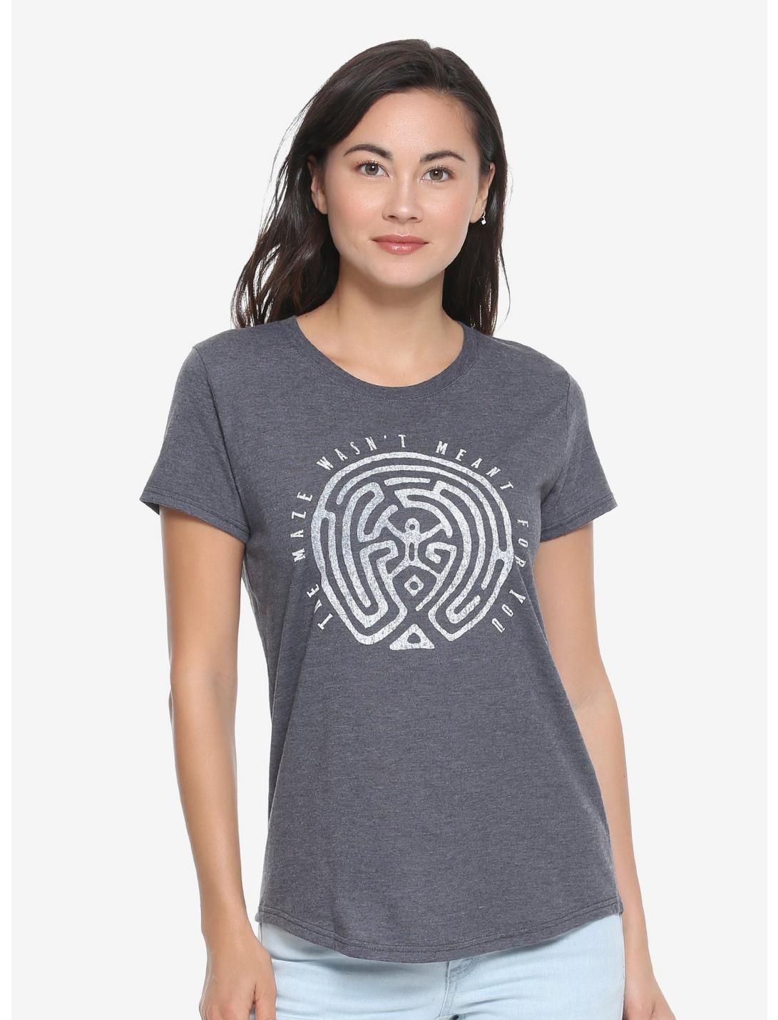 Westworld Maze Womens Tee - BoxLunch Exclusive, GREY, hi-res