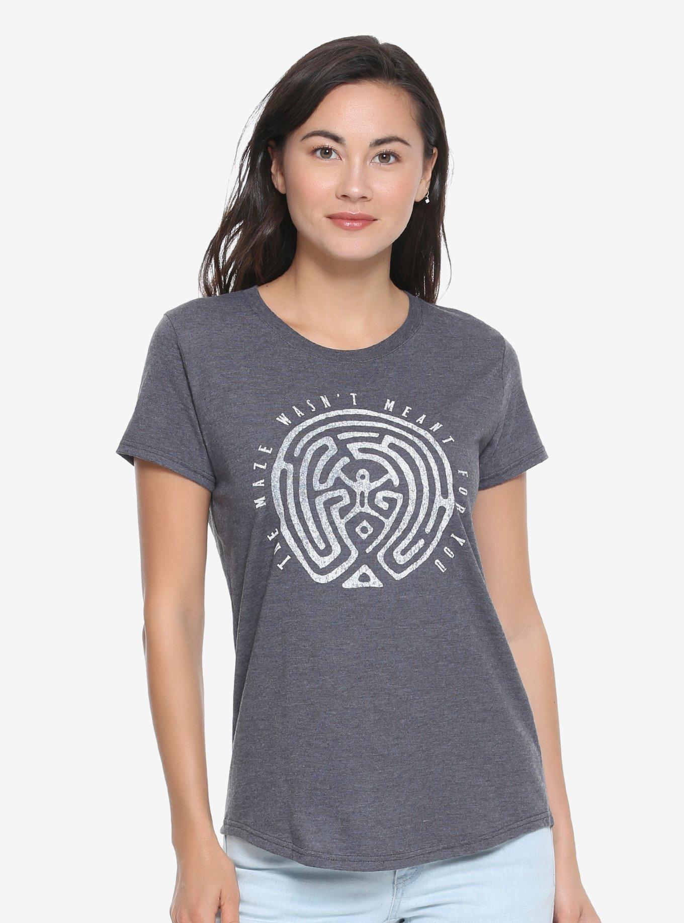 Westworld Maze Womens Tee - BoxLunch Exclusive, GREY, hi-res