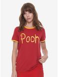 Disney Winnie The Pooh Womens Ringer Tee - BoxLunch Exclusive, RED, hi-res