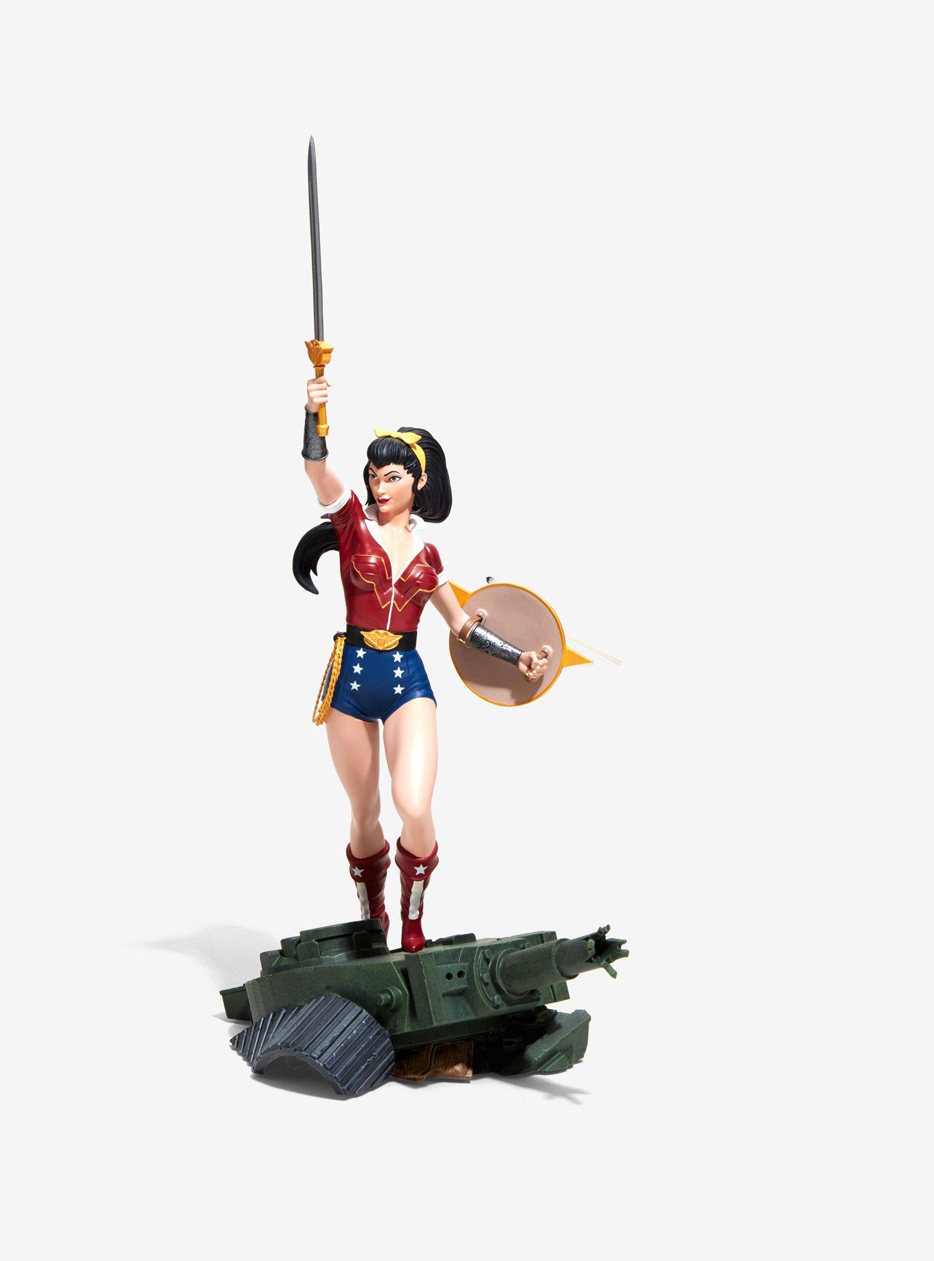 DC Collectibles Bombshells Wonder Woman Deluxe Resin Statue, , hi-res