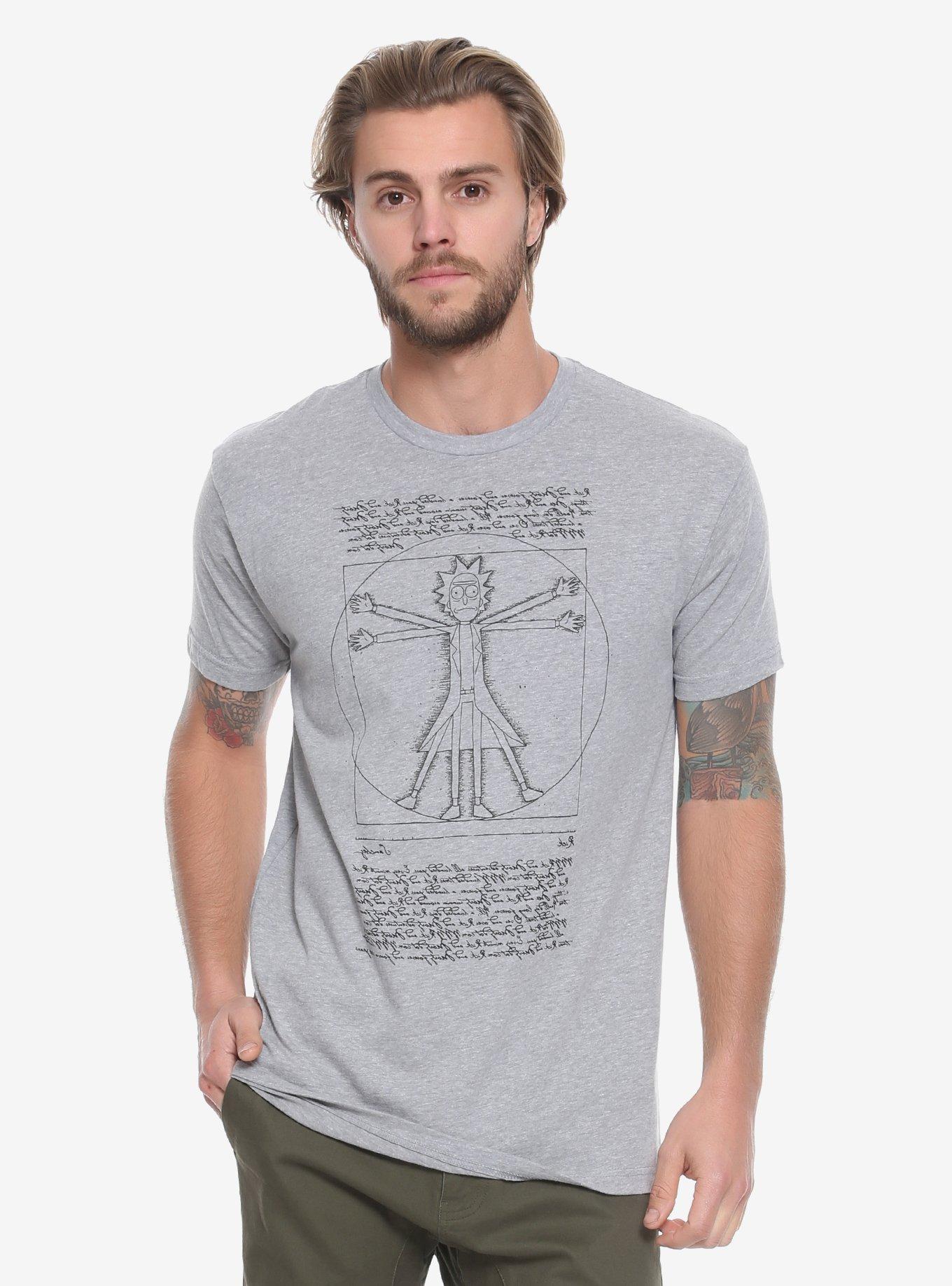 Rick And Morty Vitruvian Rick T-Shirt - BoxLunch Exclusive | BoxLunch
