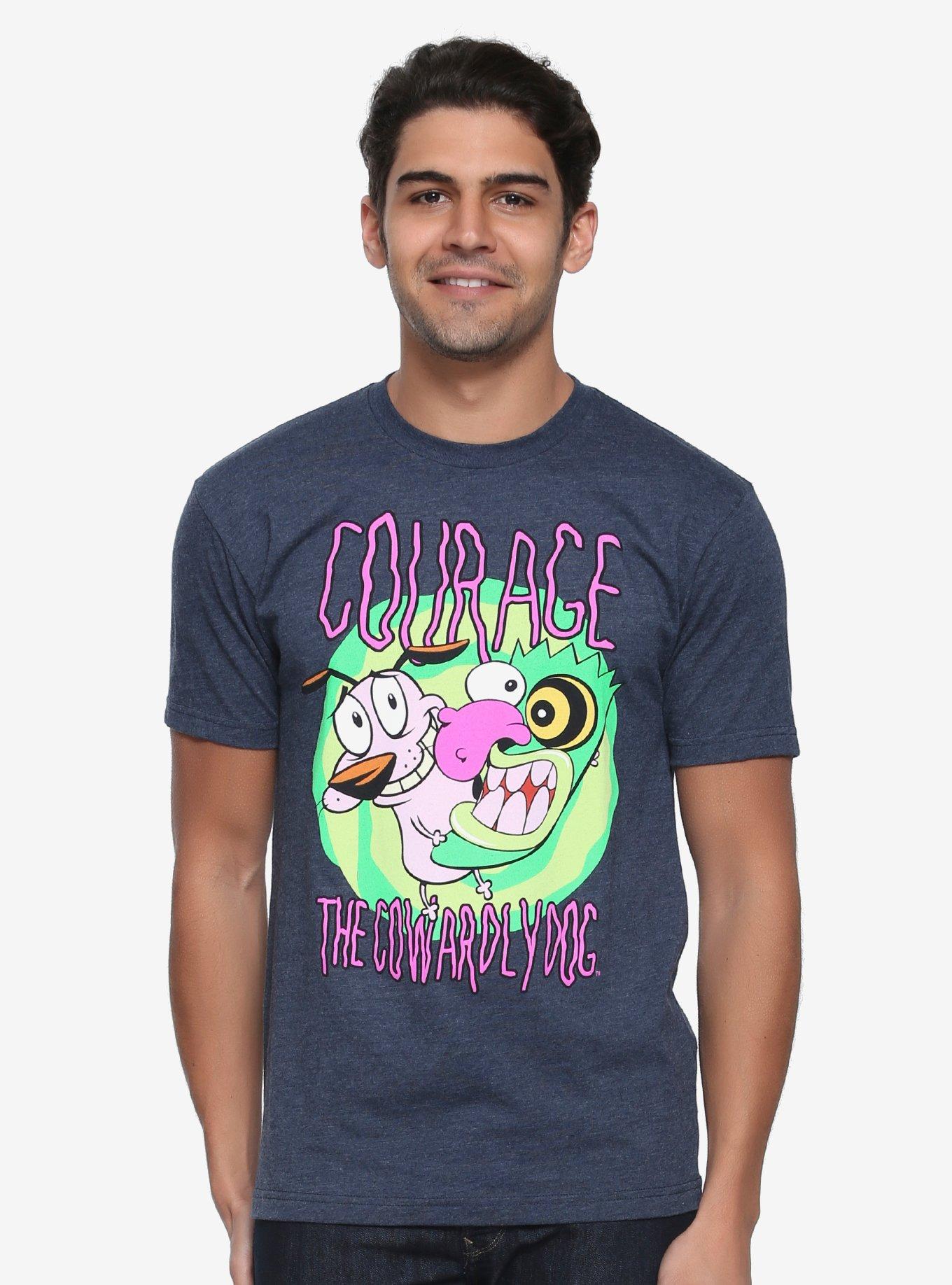 Courage The Cowardly Dog Wormhole T-Shirt, BLUE, hi-res