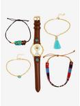 Disney Pocahontas Leather Watch And Bracelet Set - BoxLunch Exclusive, , hi-res