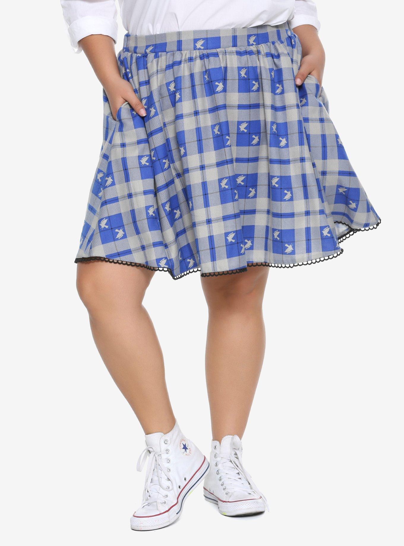 Harry Potter Ravenclaw Plaid Skirt Plus Size Hot Topic