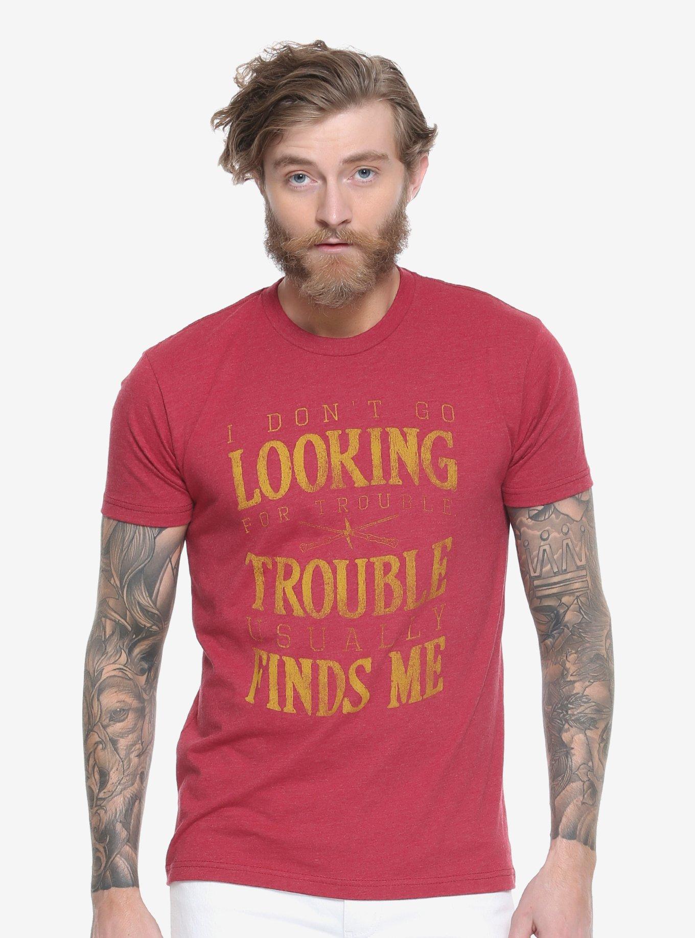 Harry Potter Looking For Trouble TShirt BoxLunch Exclusive BoxLunch