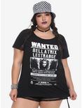 Harry Potter Bellatrix Lestrange Wanted Poster Girls T-Shirt Plus Size, BLACK, hi-res
