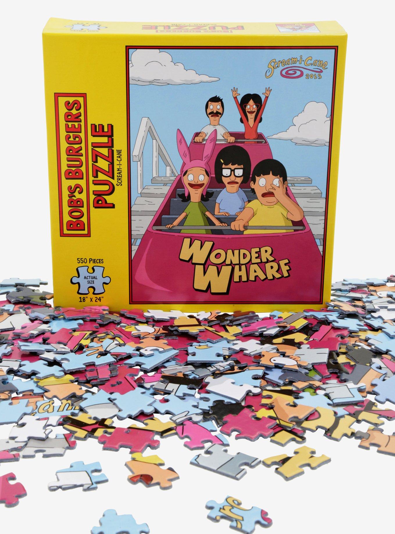 Bob's Burgers Wonder Wharf 550 Piece Puzzle, , hi-res