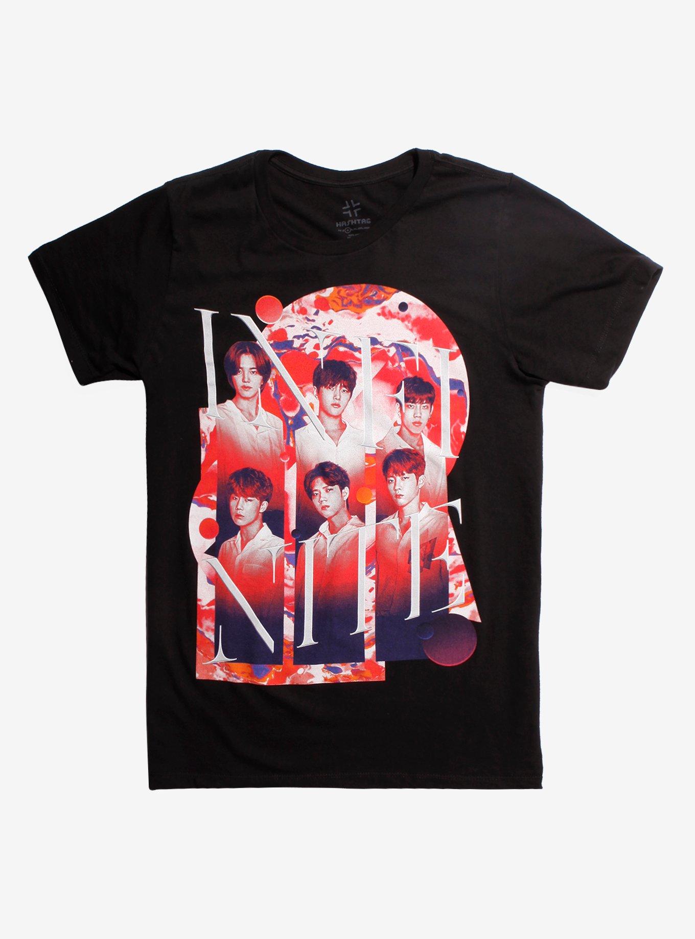 Infinite Group Photo T-Shirt, BLACK, hi-res