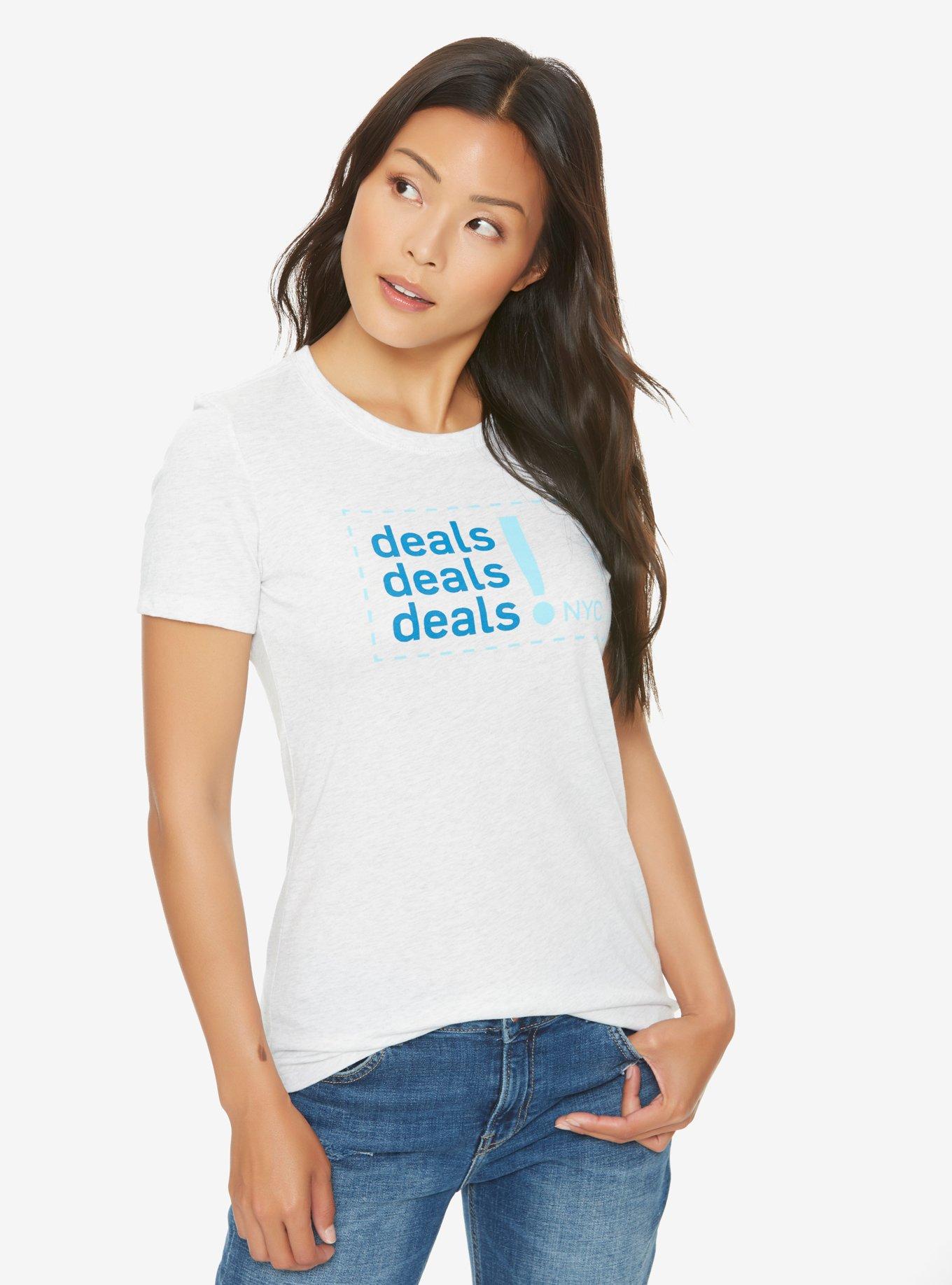 Broad City Deals Womens Tee - BoxLunch Exclusive, WHITE, hi-res view 1
