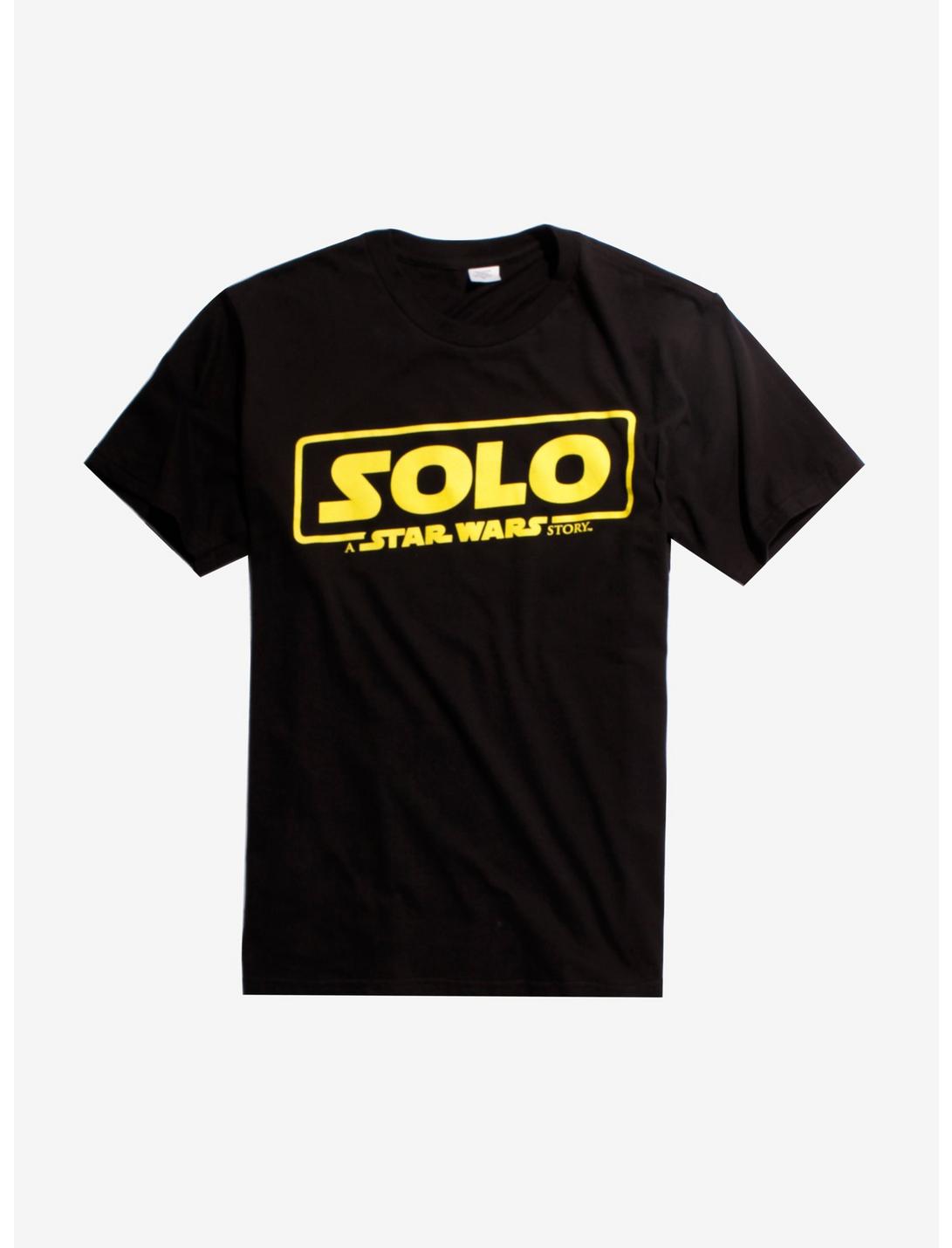 Solo: A Star Wars Story Title T-Shirt Hot Topic Exclusive, BLACK, hi-res