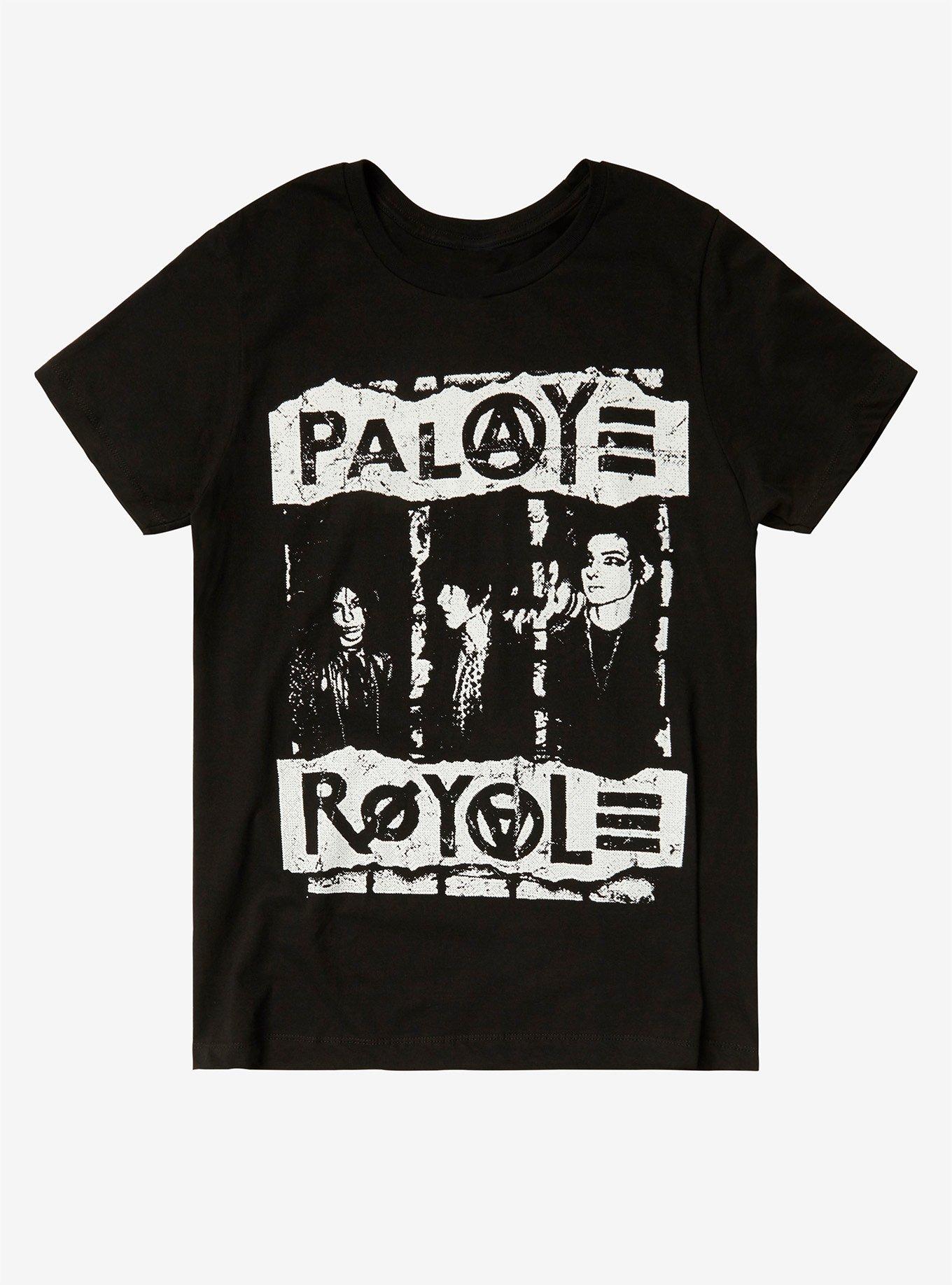 Palaye Royale Black & White Group Photo T-Shirt, BLACK, hi-res