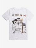 Tokyo Ghoul: Re Group White T-Shirt Hot Topic Exclusive, WHITE, hi-res