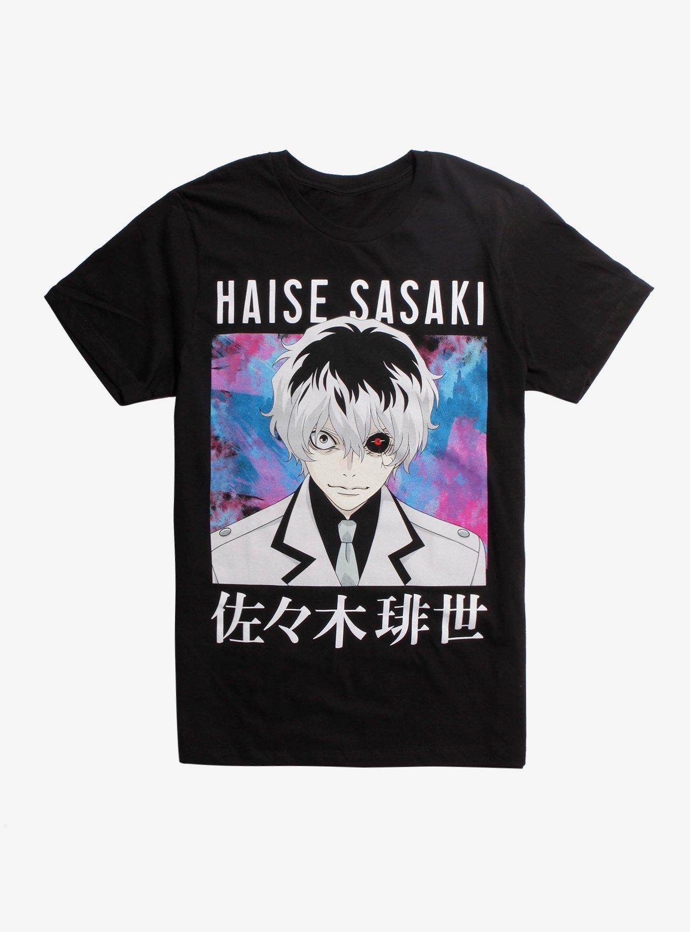 Tokyo Ghoul: Re Haise Sasaki T-Shirt Hot Topic Exclusive, BLACK, hi-res