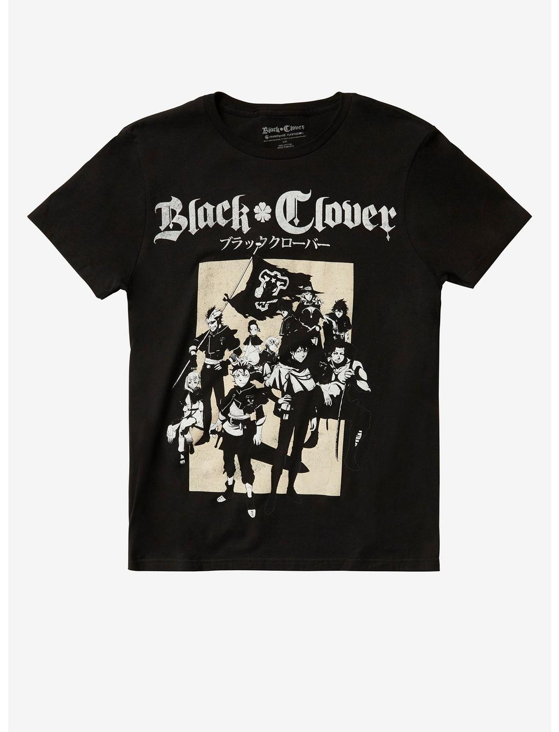 Black Clover Group T-Shirt Hot Topic Exclusive, BLACK, hi-res