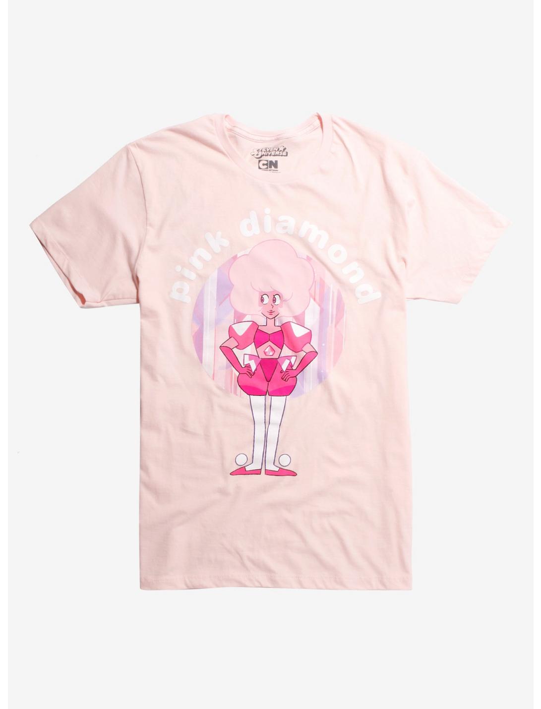 Steven Universe Pink Diamond T-Shirt Hot Topic Exclusive, PINK, hi-res