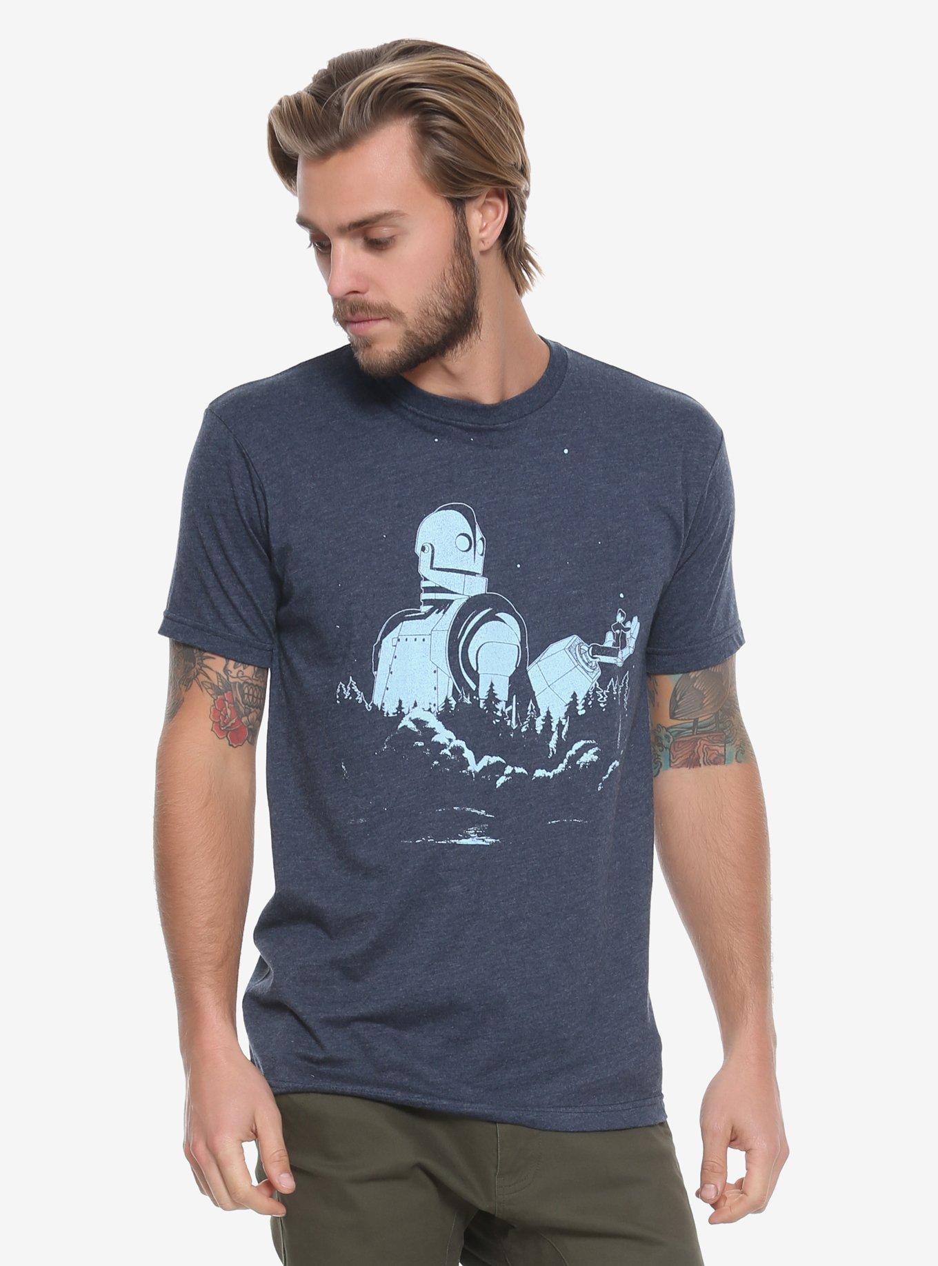 The Iron Giant Forest T-Shirt - BoxLunch Exclusive, BLUE, hi-res