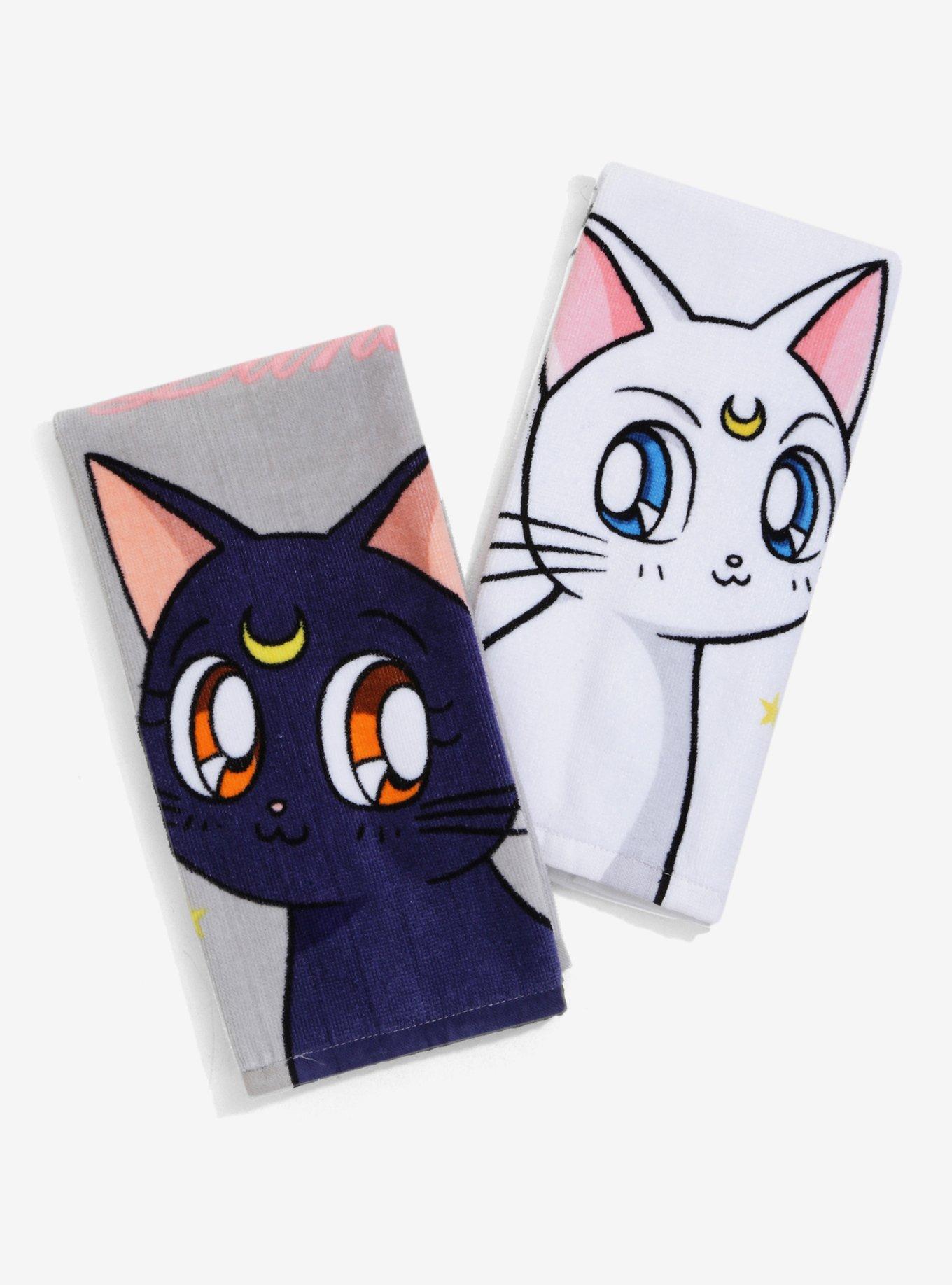 Sailor Moon Luna & Artemis Towel Set, , hi-res