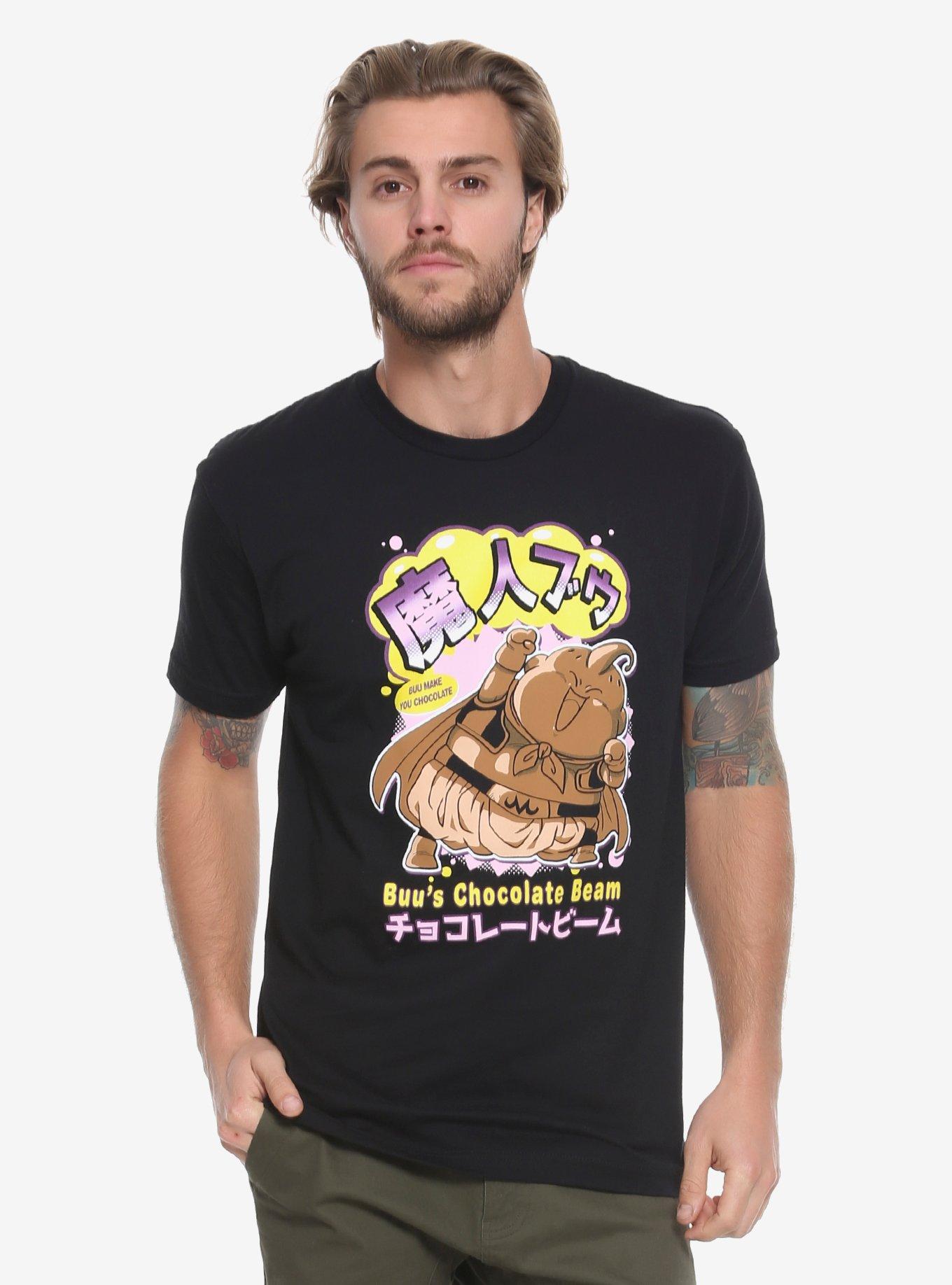 Dragon Ball Z Chocolate Buu T-Shirt - BoxLunch Exclusive, BLACK, hi-res