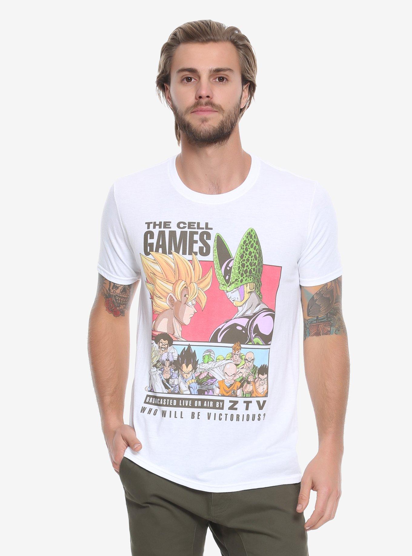 Dragon Ball Z Cell Games T-Shirt - BoxLunch Exclusive, WHITE, hi-res