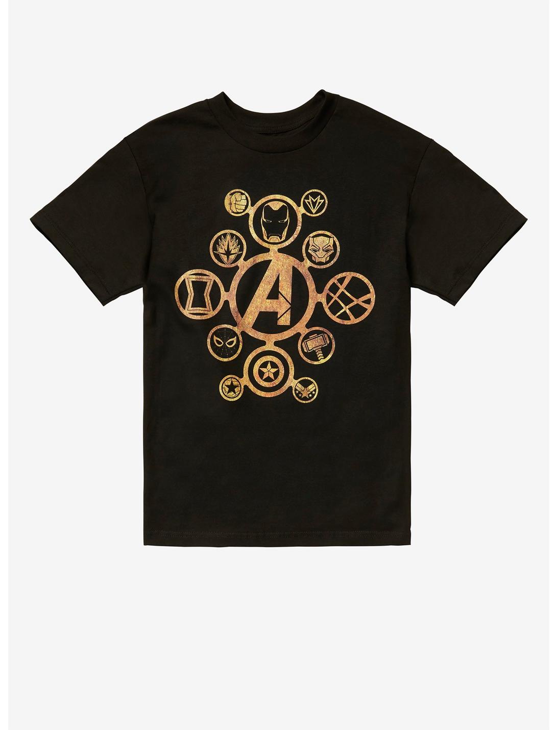 Marvel Avengers: Infinity War Icons T-Shirt Hot Topic Exclusive, BLACK, hi-res