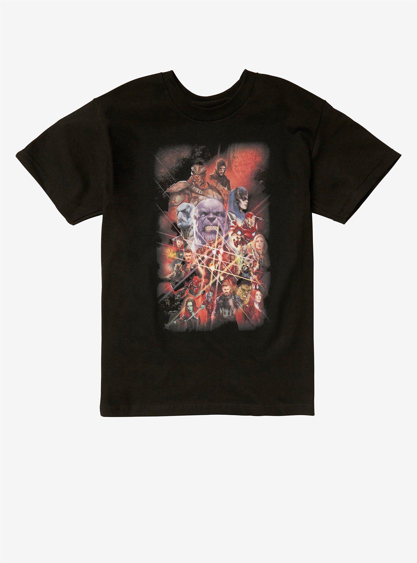 Avengers t shirt outlet hot topic