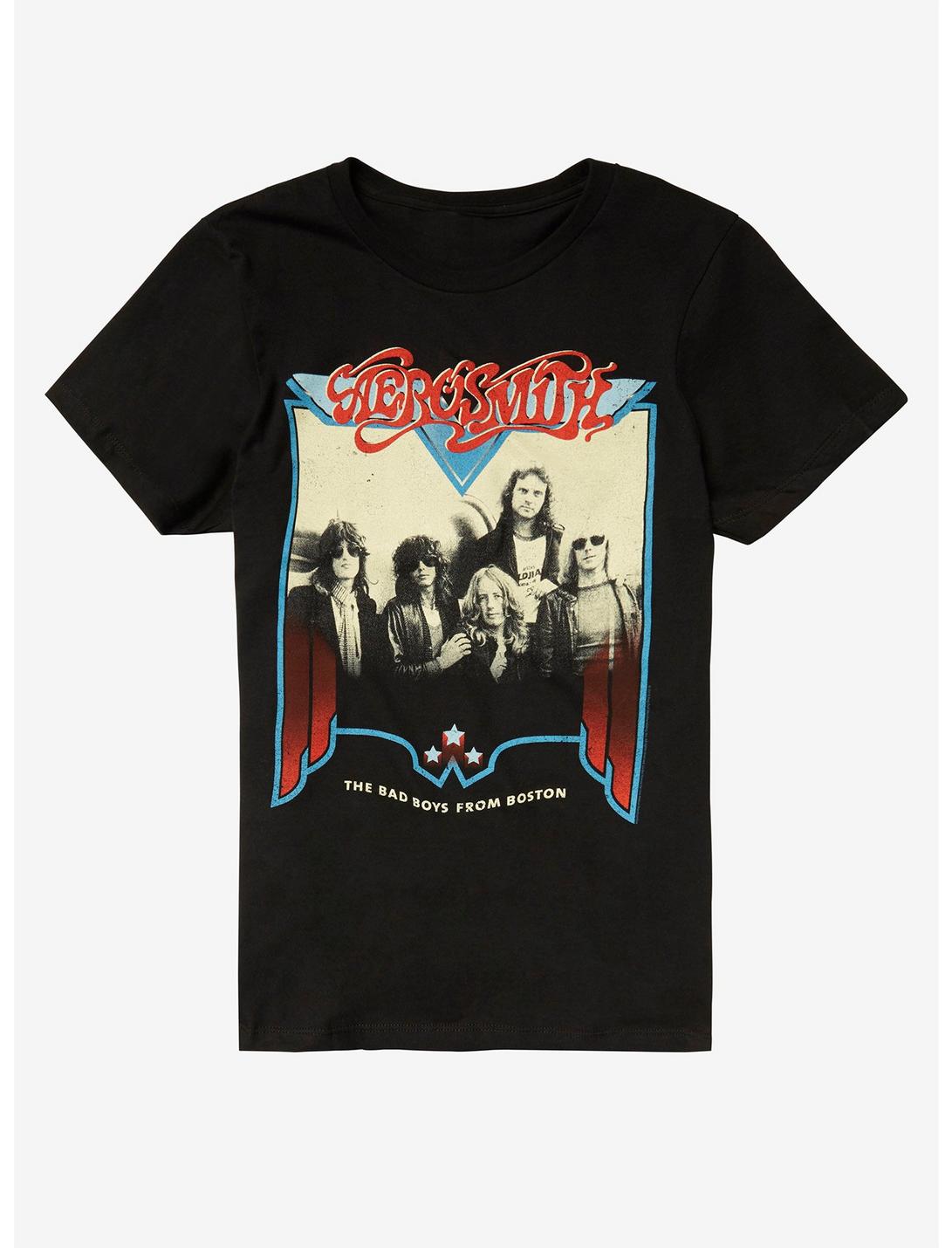 Aerosmith The Bad Boys From Boston T-Shirt, BLACK, hi-res
