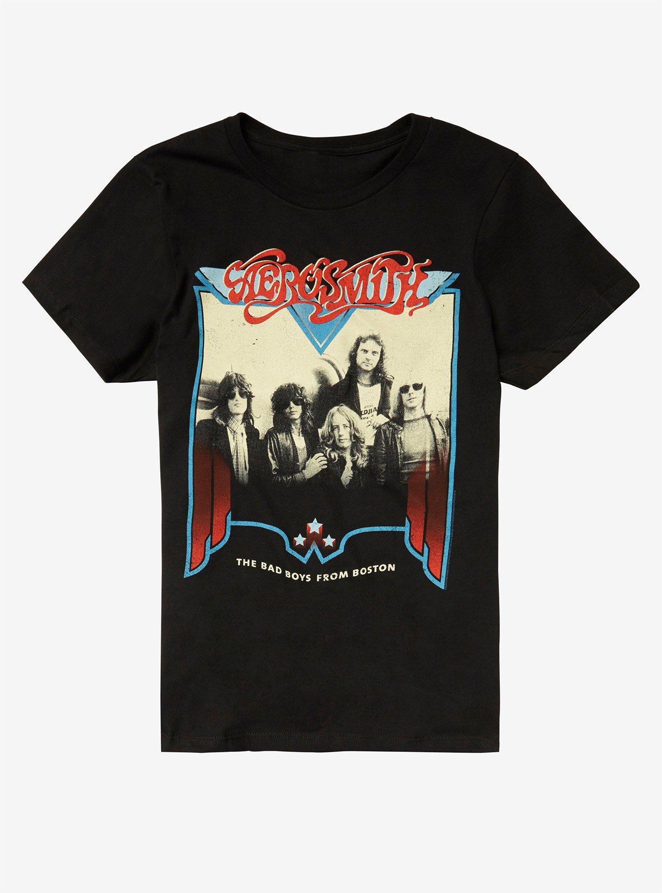 Aerosmith The Bad Boys From Boston T-Shirt, BLACK, hi-res