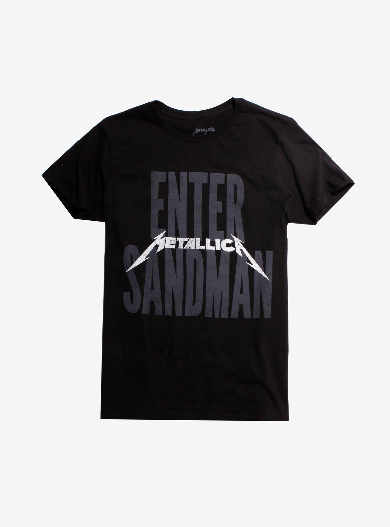 Metallica enter sandman t shirt hotsell