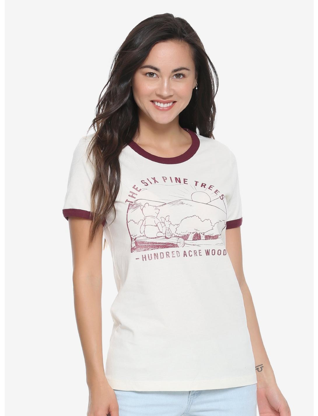 Disney Winnie The Pooh Hundred Acre Wood Womens Tee - BoxLunch Exclusive, NATURAL, hi-res