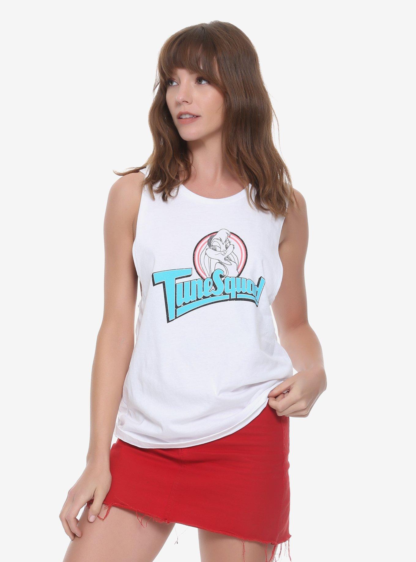 Space Jam Tune Squad Lola Womens Tank Top - BoxLunch Exclusive, WHITE, hi-res