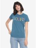 Disney Goofy Letters Womens Tee - BoxLunch Exclusive, BLUE, hi-res