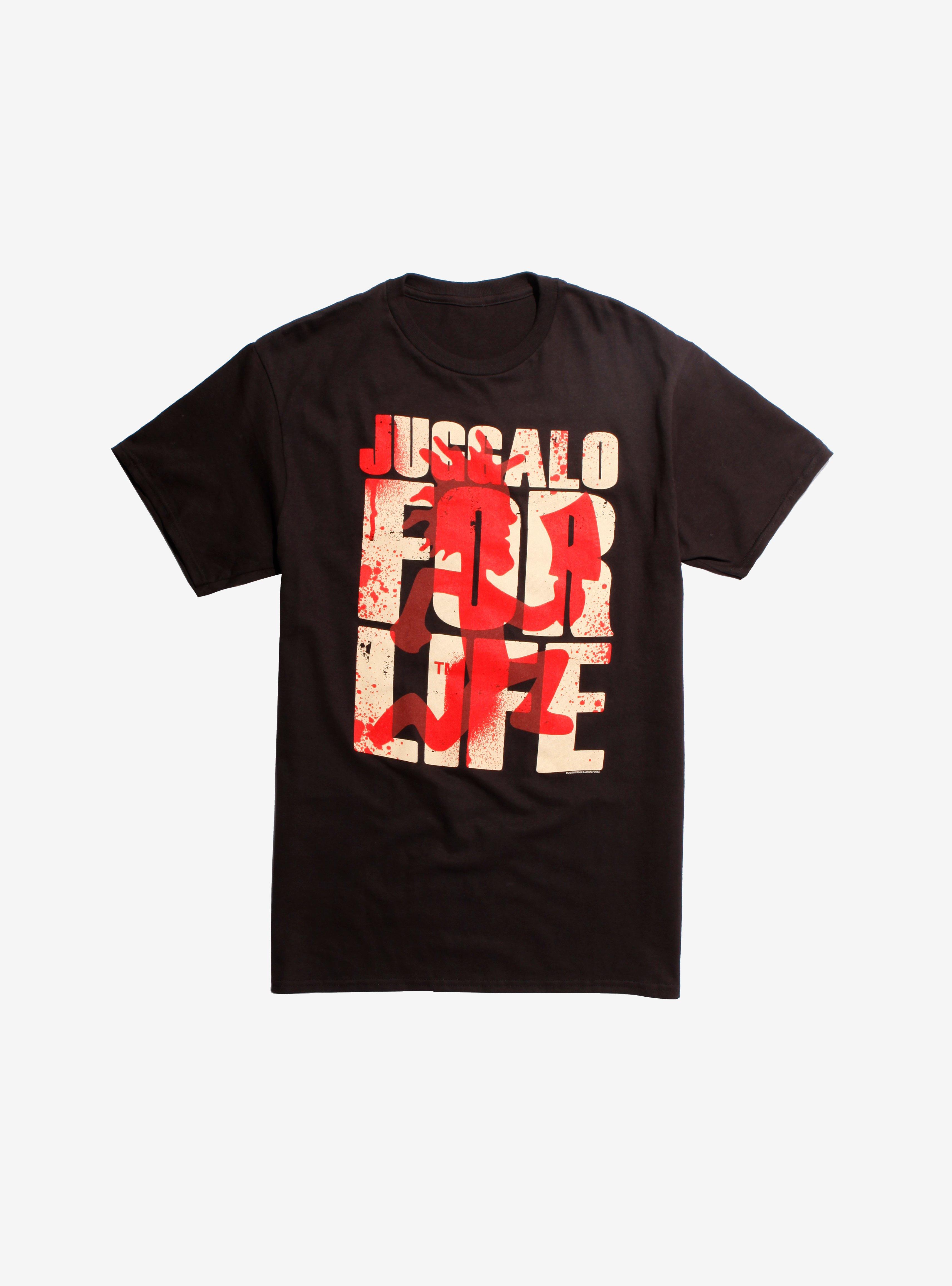 Insane Clown Posse Juggalo For Life T-Shirt, BLACK, hi-res