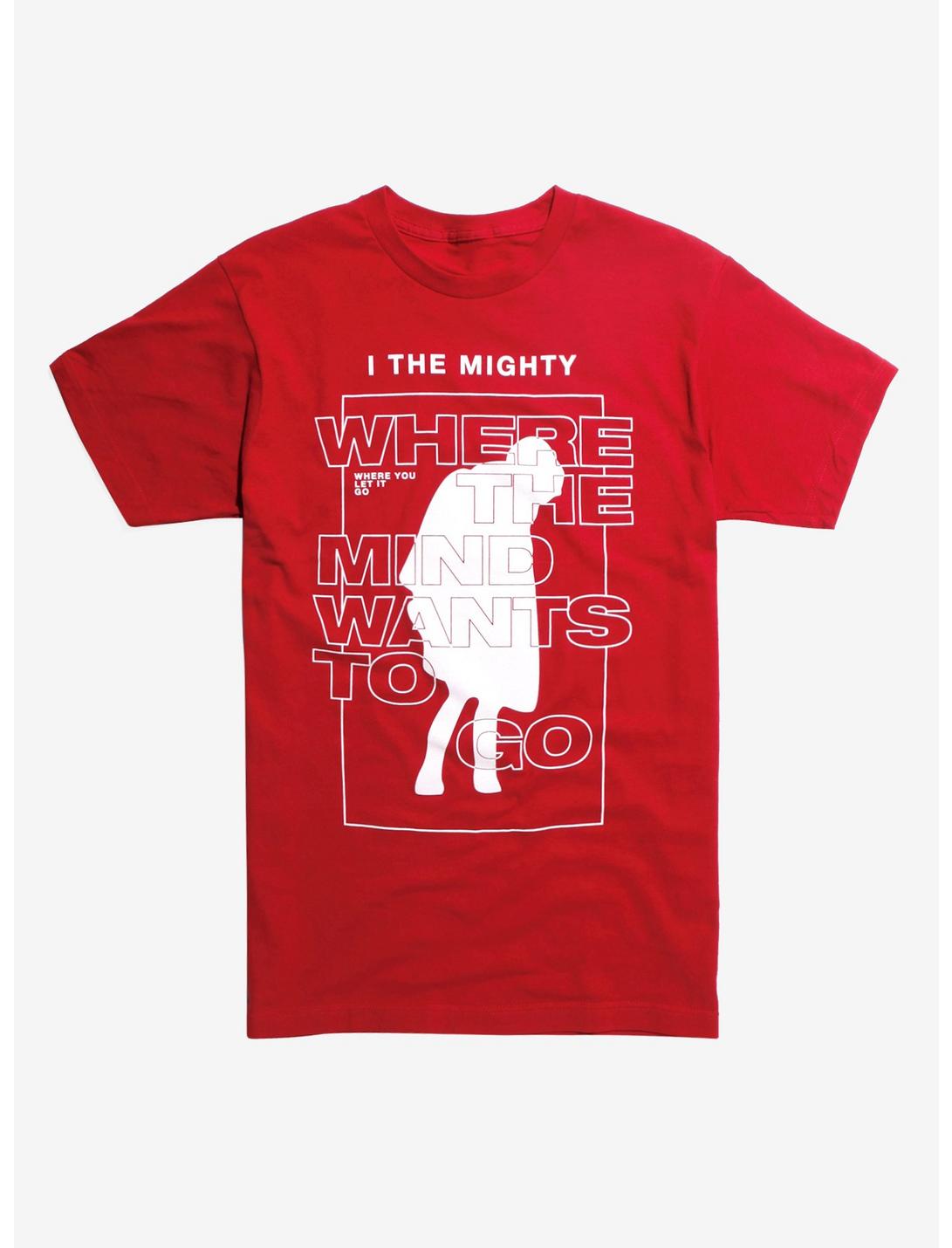 I The Mighty Where The Mind Wants To Go T-Shirt, RED, hi-res