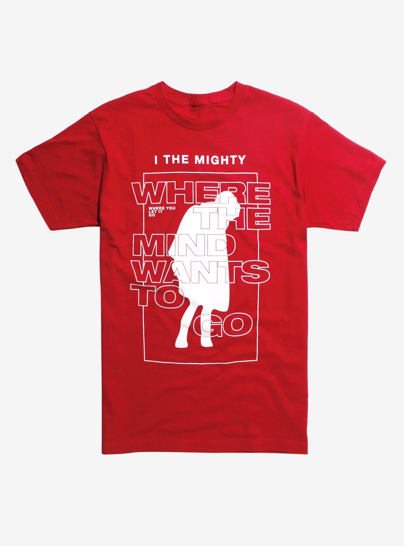 I The Mighty Where The Mind Wants To Go T-Shirt, RED, hi-res