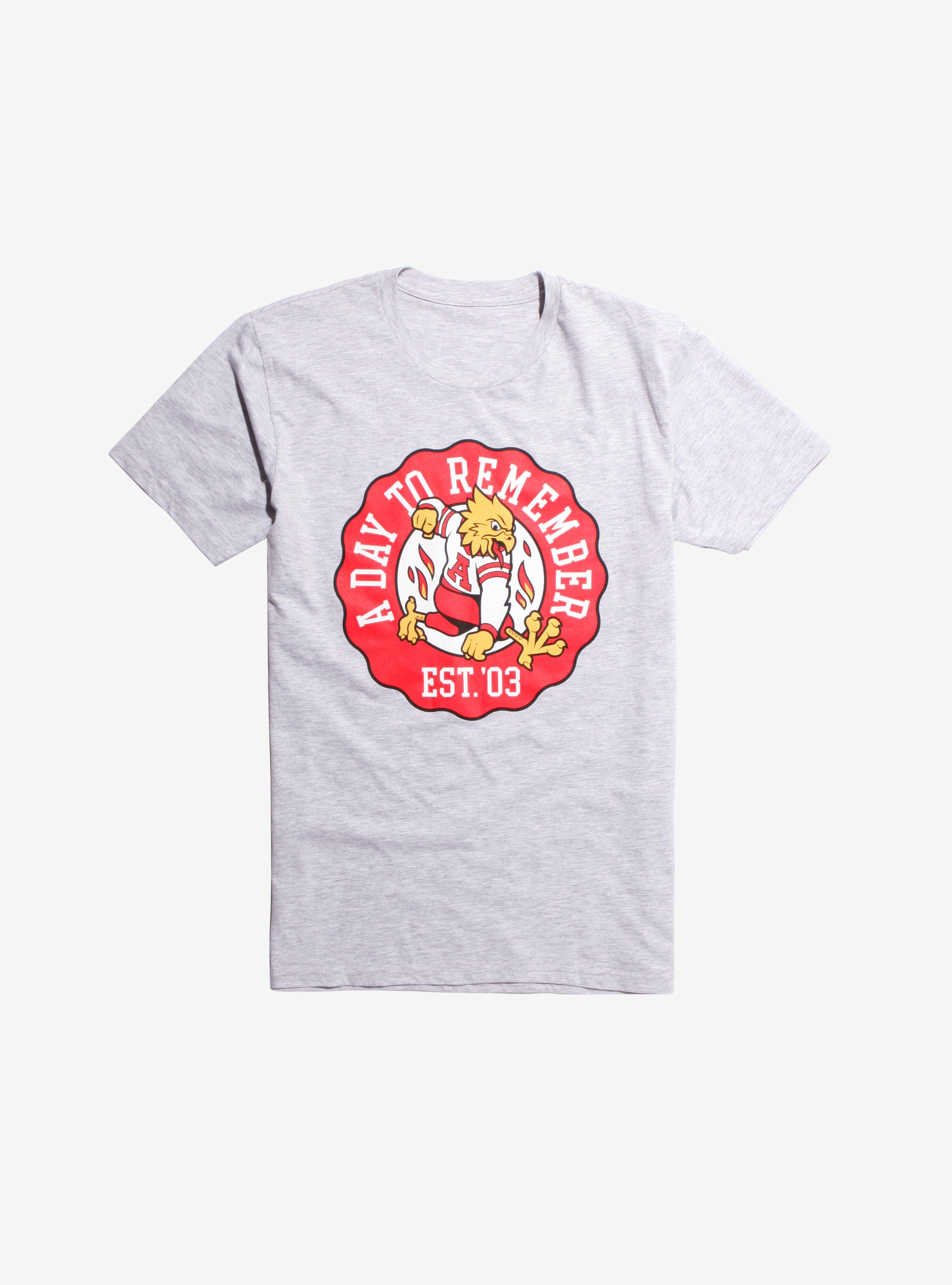 A Day To Remember Mosh Bird T-Shirt, GREY, hi-res