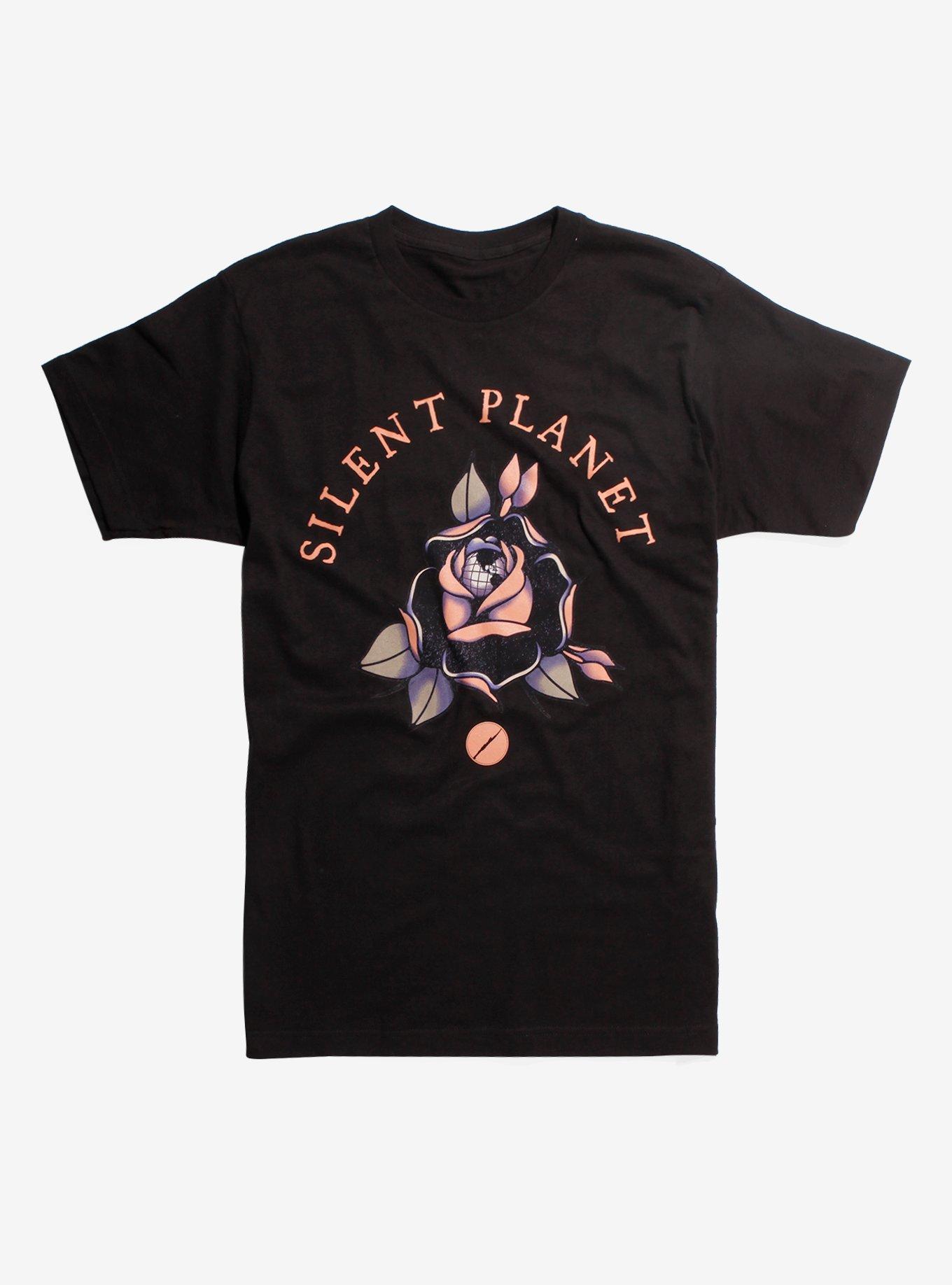 Silent Planet Rose T-Shirt, BLACK, hi-res