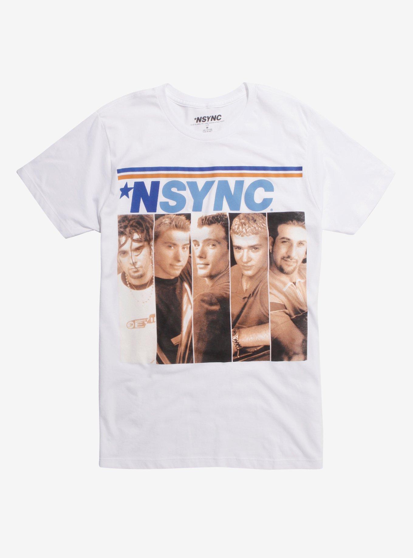 *NSYNC Album Cover T-Shirt, WHITE, hi-res