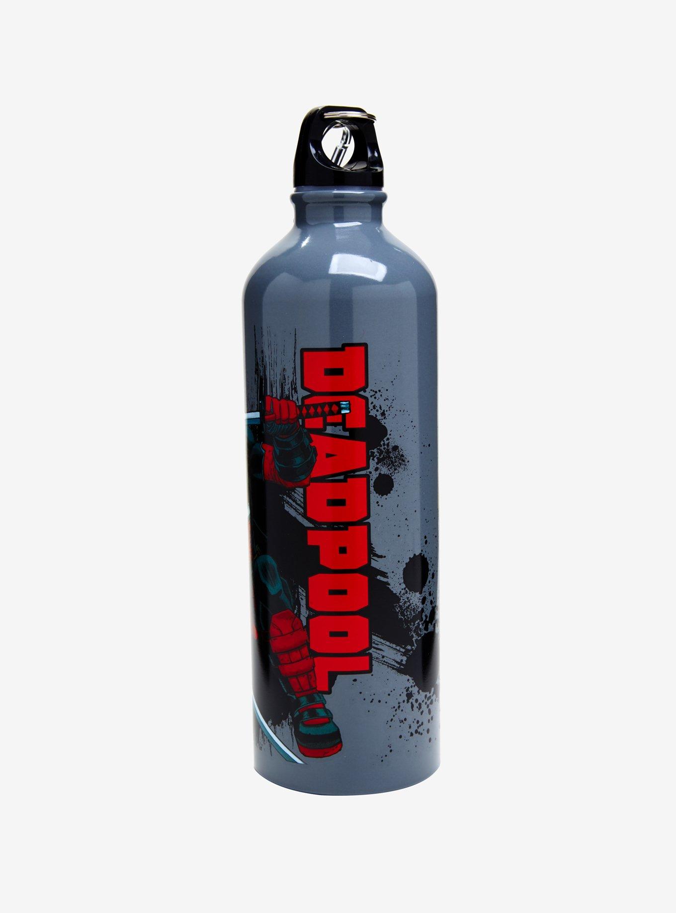 Marvel Deadpool Carabiner Water Bottle, , hi-res