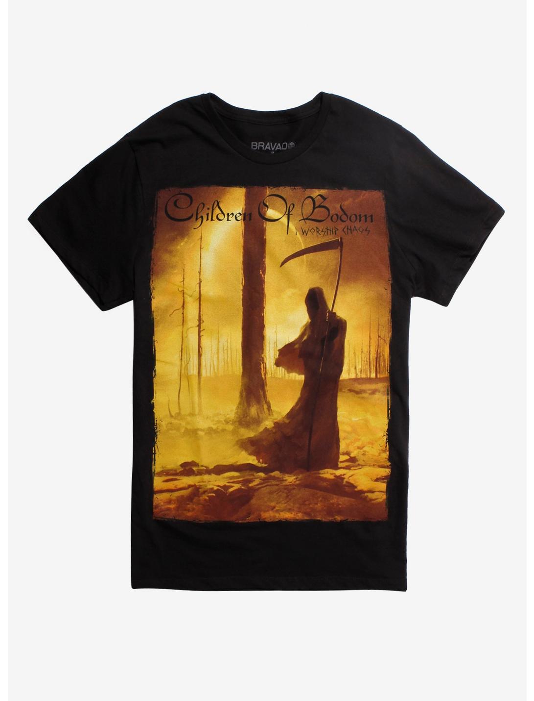 Children Of Bodom Worship Chaos T-Shirt, BLACK, hi-res